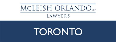 mcleish law firm toronto.